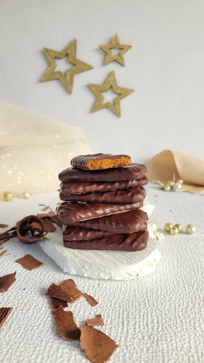 Les spéculoos au chocolat noir